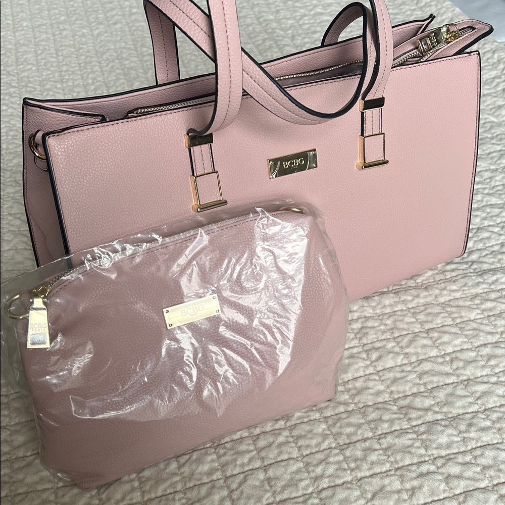 BCBG Blush Pink Paris Bag - Picture 5 of 13